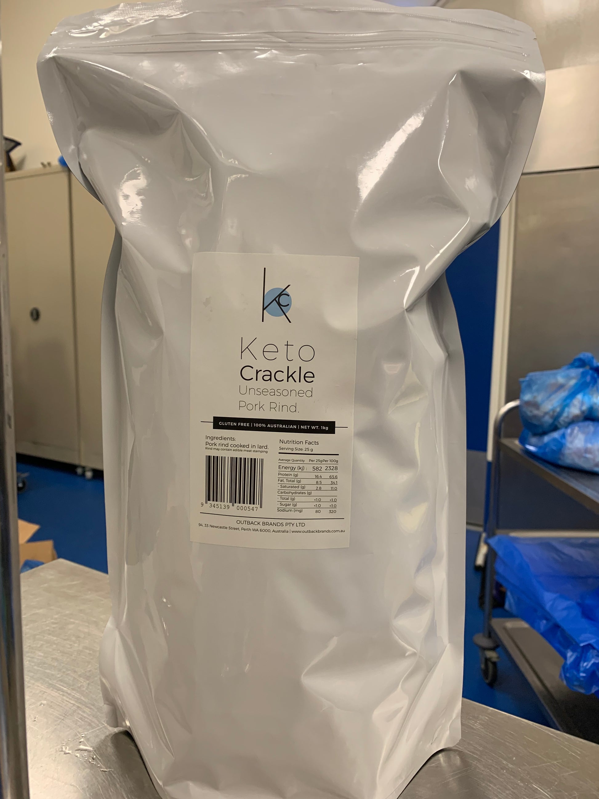 Carnivore Pork Crackle Unseasoned Pork Rinds Crackling 1kg Bulk Pack Keto Diet & Paleo - image 2