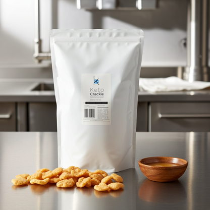 Carnivore Pork Crackle Unseasoned Pork Rinds Crackling 1kg Bulk Pack Keto Diet & Paleo
