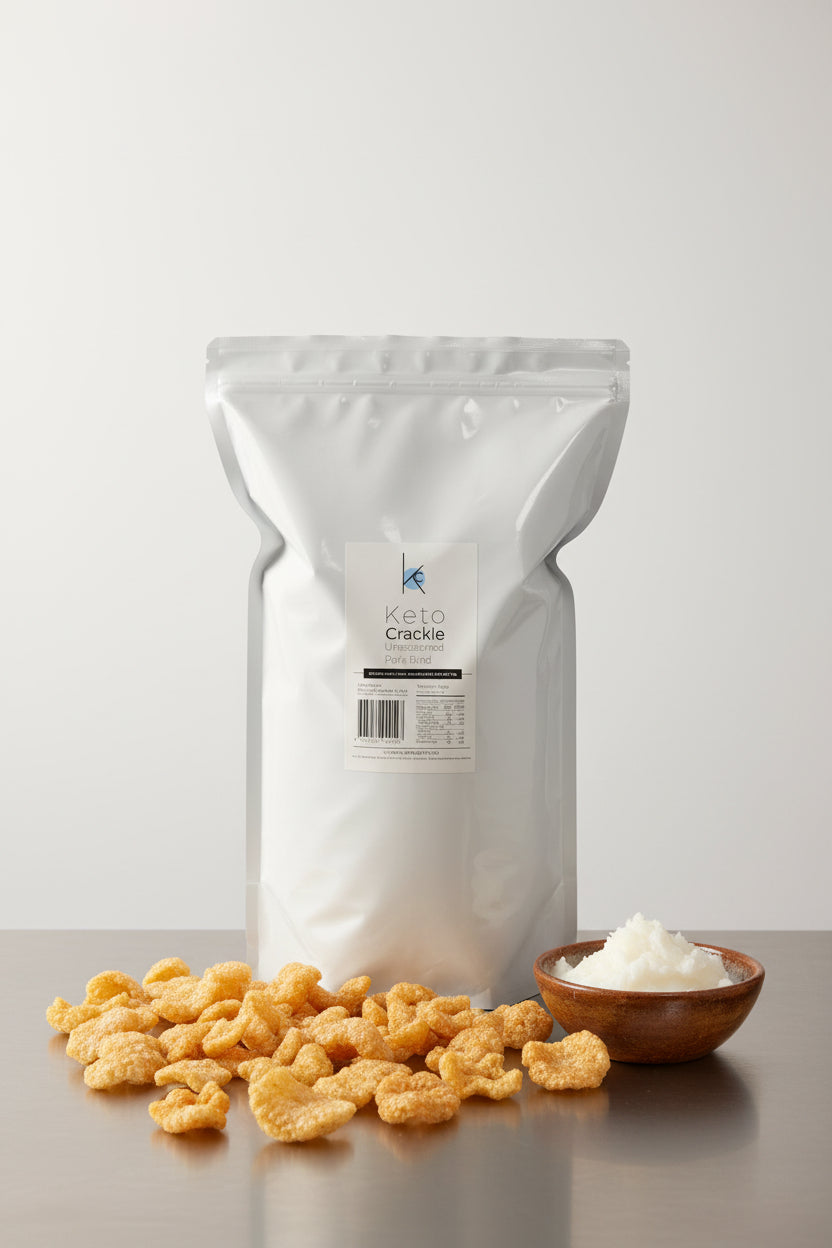 Carnivore Pork Crackle Unseasoned Pork Rinds Crackling 1kg Bulk Pack Keto Diet & Paleo - image 2