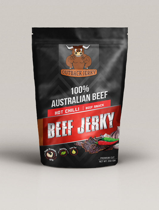 Hot Chilli Beef Jerky 200g