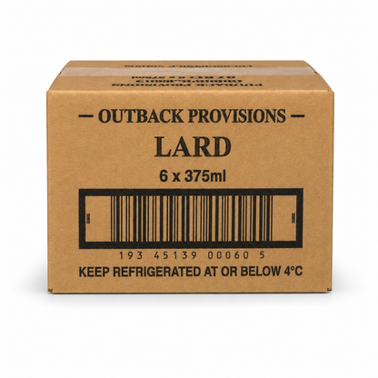 Pure Australian Pork Lard 6 Pack | 6 x 375ml | Outback Provisions - image 3