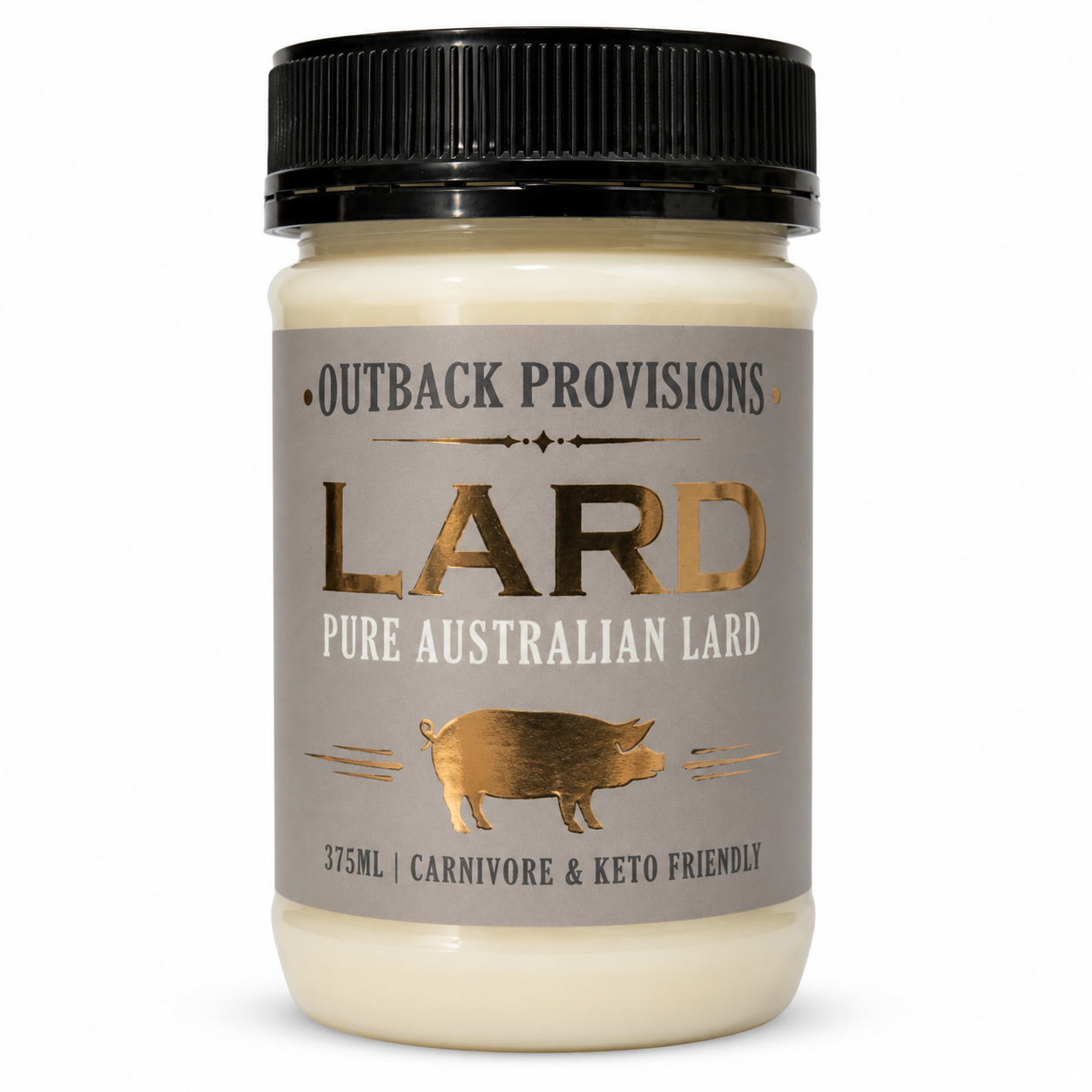 Pure Australian Pork Lard 6 Pack | 6 x 375ml | Outback Provisions - image 2